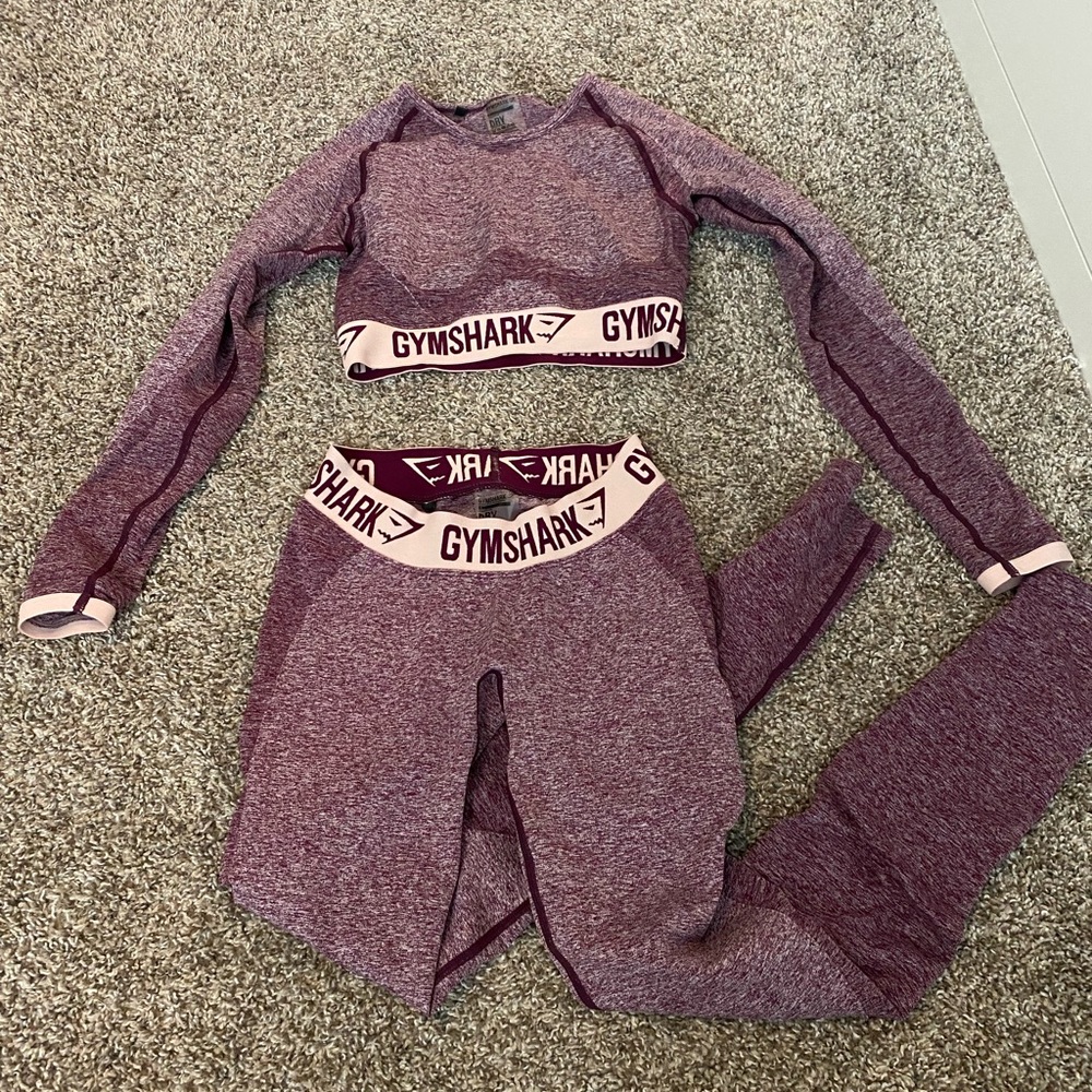 Pink Gymshark Workout Set